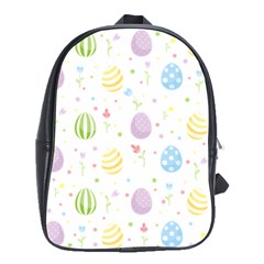 Easter Pattern School Bag (large) by Valentinaart