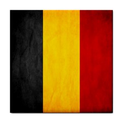 Belgium Flag Tile Coasters by Valentinaart