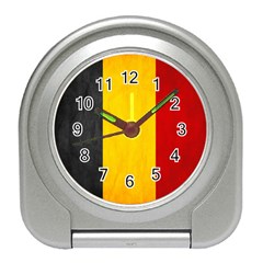 Belgium Flag Travel Alarm Clocks by Valentinaart