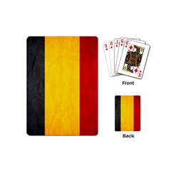 Belgium Flag Playing Cards (mini)  by Valentinaart