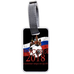 Russia Football World Cup Luggage Tags (one Side)  by Valentinaart
