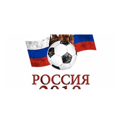Russia Football World Cup Satin Wrap by Valentinaart