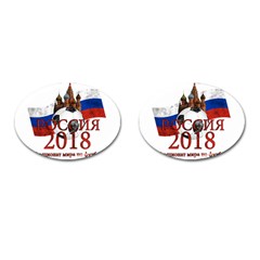 Russia Football World Cup Cufflinks (oval) by Valentinaart