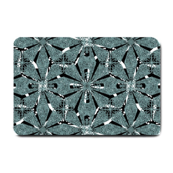 Modern Oriental Ornate Pattern Small Doormat 