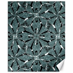 Modern Oriental Ornate Pattern Canvas 11  X 14   by dflcprints