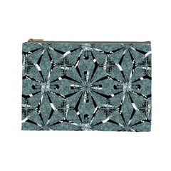 Modern Oriental Ornate Pattern Cosmetic Bag (large) 