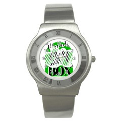 Threadspnglogo 4 Stainless Steel Watch by ThreadsBySkyBoxLLC