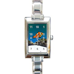 CLOWNFISH 1 Rectangle Italian Charm Watch