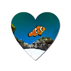 CLOWNFISH 1 Heart Magnet