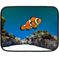 Clownfish 1 Fleece Blanket (mini) by trendistuff