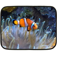 Clownfish 2 Fleece Blanket (mini) by trendistuff