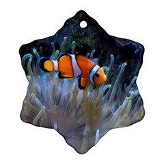 Clownfish 2 Snowflake Ornament (two Sides) by trendistuff