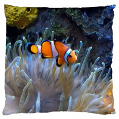 Clownfish 2 Large Flano Cushion Case (one Side) by trendistuff