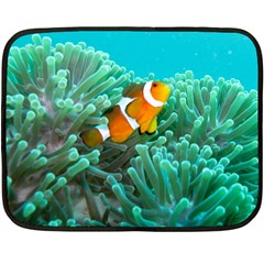 Clownfish 3 Fleece Blanket (mini) by trendistuff