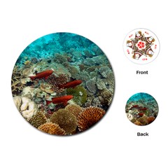 CORAL GARDEN 1 Playing Cards (Round) 