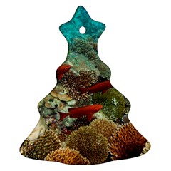 CORAL GARDEN 1 Christmas Tree Ornament (Two Sides)