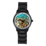 CORAL GARDEN 1 Stainless Steel Round Watch Front