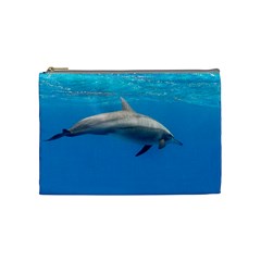 Dolphin 3 Cosmetic Bag (medium)  by trendistuff