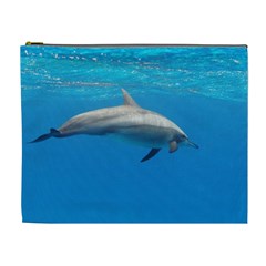 Dolphin 3 Cosmetic Bag (xl) by trendistuff