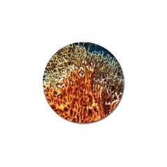 Fire Coral 1 Golf Ball Marker (4 Pack) by trendistuff