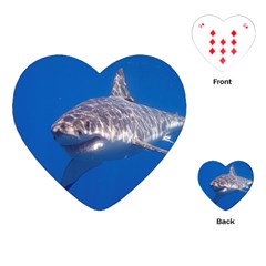 Great White Shark 5 Playing Cards (heart)  by trendistuff