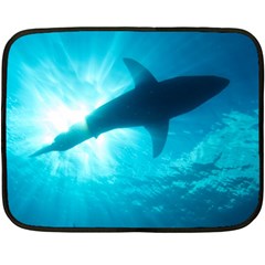 Great White Shark 6 Fleece Blanket (mini) by trendistuff