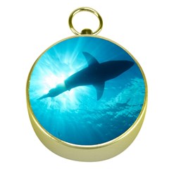 Great White Shark 6 Gold Compasses by trendistuff