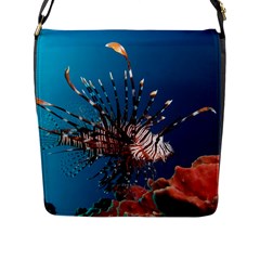 Lionfish 1 Flap Messenger Bag (l)  by trendistuff