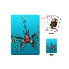 Lionfish 2 Playing Cards (mini)  by trendistuff