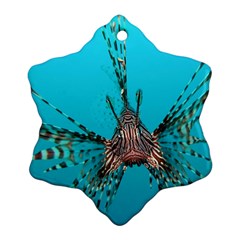Lionfish 2 Snowflake Ornament (two Sides) by trendistuff