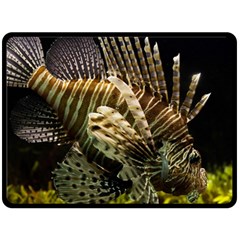 Lionfish 3 Fleece Blanket (large)  by trendistuff