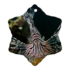 Lionfish 4 Snowflake Ornament (two Sides) by trendistuff