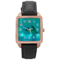 MANTA RAY 1 Rose Gold Leather Watch 