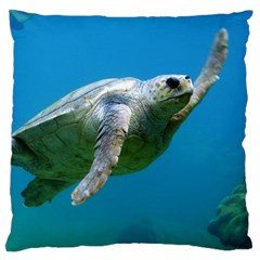 Sea Turtle 2 Standard Flano Cushion Case (one Side) by trendistuff