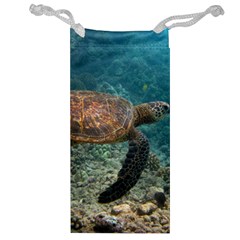Sea Turtle 3 Jewelry Bag by trendistuff