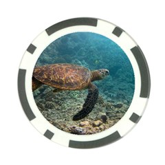 Sea Turtle 3 Poker Chip Card Guard