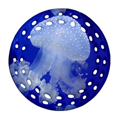 Spotted Jellyfish Ornament (round Filigree) by trendistuff