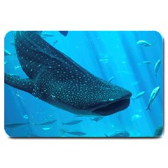 Whale Shark 2 Large Doormat  by trendistuff