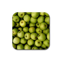 Apples 3 Rubber Coaster (square)  by trendistuff