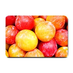 Apricots 1 Small Doormat  by trendistuff