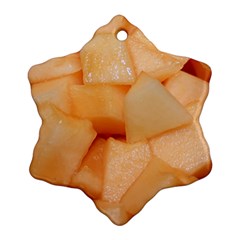 CANTALOUPE Snowflake Ornament (Two Sides)