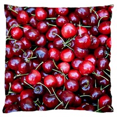 Cherries 1 Large Cushion Case (two Sides) by trendistuff