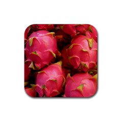 DRAGONFRUIT Rubber Coaster (Square) 