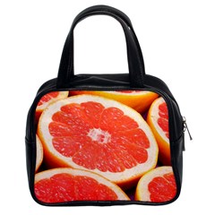 Grapefruit 1 Classic Handbags (2 Sides) by trendistuff