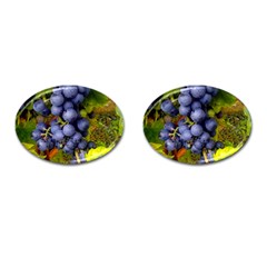 Grapes 1 Cufflinks (oval) by trendistuff