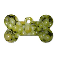 Grapes 5 Dog Tag Bone (two Sides) by trendistuff