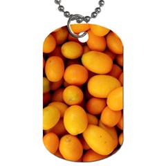 Kumquat 1 Dog Tag (two Sides) by trendistuff