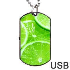 Limes 2 Dog Tag Usb Flash (one Side) by trendistuff