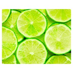 Limes 3 Double Sided Flano Blanket (medium)  by trendistuff