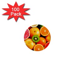 Mixed Fruit 1 1  Mini Buttons (100 Pack)  by trendistuff